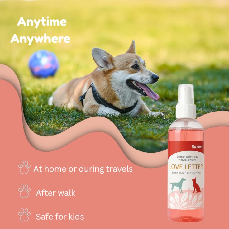 Bioline Love letter Scent 207 ml pet grooming