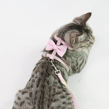 Petbroo Cat Leash  & Harness with Bow