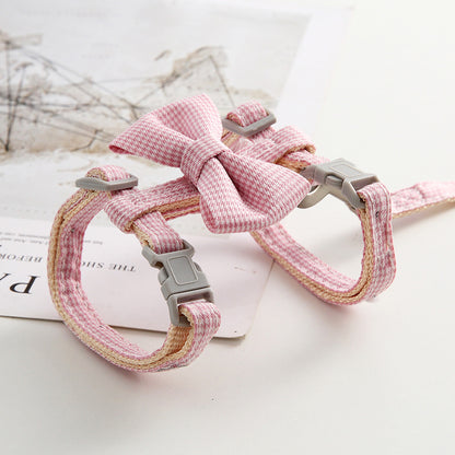Petbroo Cat Leash  & Harness with Bow