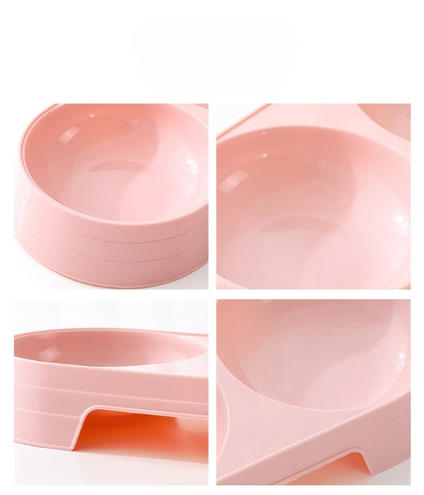 Petbroo Stylish feeding Double Oval Bowl