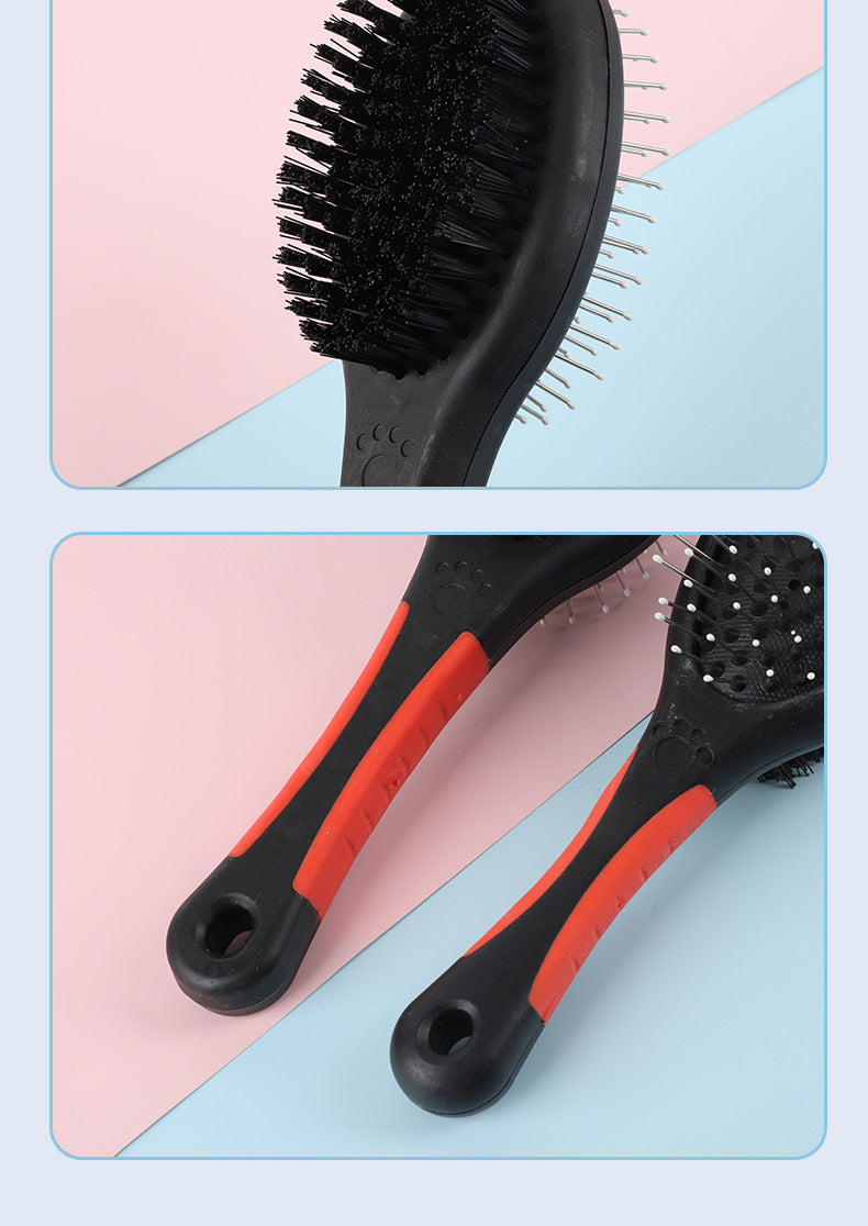 Petbroo Two Sided Brush Oval- M