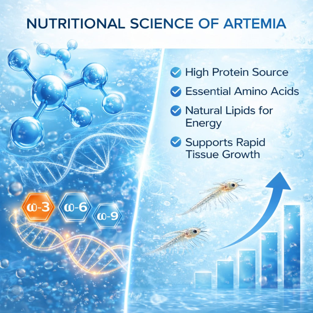 Premium Artemia Cysts Brine Shrimp Eggs Capsules for Fish Fry & Shrimp Larvae