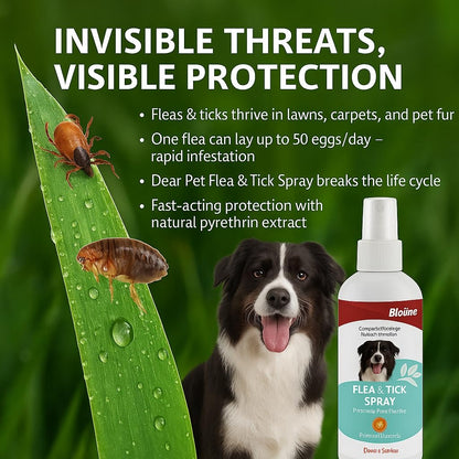 Bioline Flea and Tick spray 175ml - pet grooming