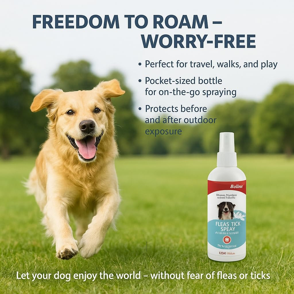 Bioline Flea and Tick spray 175ml - pet grooming