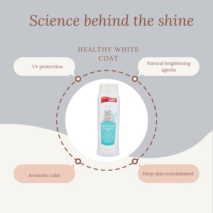 White coat shampoo for cats- 200ml pet grooming