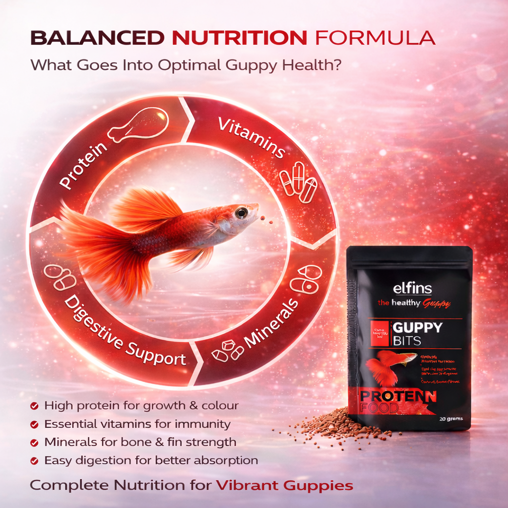 Guppy Fish Food Micro Pellets 20g