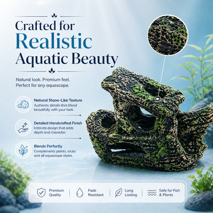 Aquarium Decoration Rock Cave Ornament for Fish Tank, 2020120900774