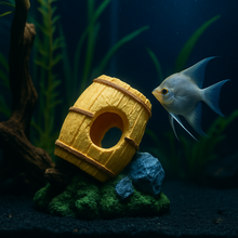 Natural Resin Hideout for Shrimp, Betta, Guppies & Small Fish 10×8×7 cm