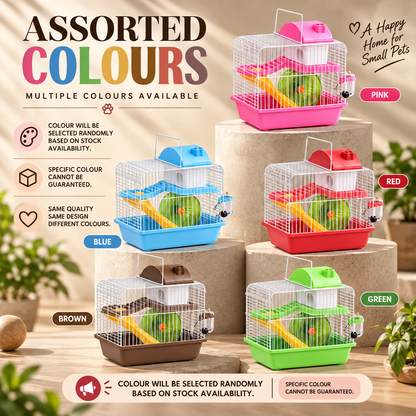 Petbroo Homey Hamster Cage – 23 × 17 × 30 cm