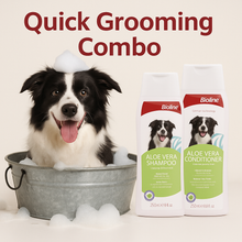 Quick Groom Pack – Aloe vera shampoo + Aloe vera conditioner = (Protection +Gentle Care)