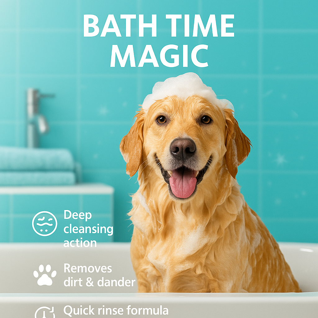 Complete Grooming Combo – Deshedding shampoo + Cologne Spray = (Shiny, clean & fresh)