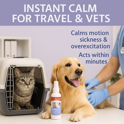 Bioline calming spray for dogs and cats -120ml