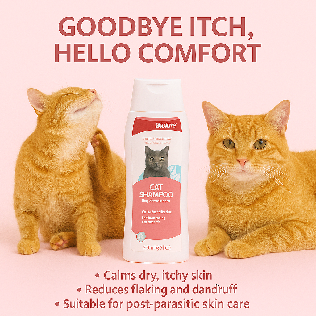 Bioline Cat shampoo 250 ml pet grooming