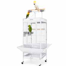 Premium  Playtop Large White Bird Cage 67×67×156 cm for Conure Cage A10