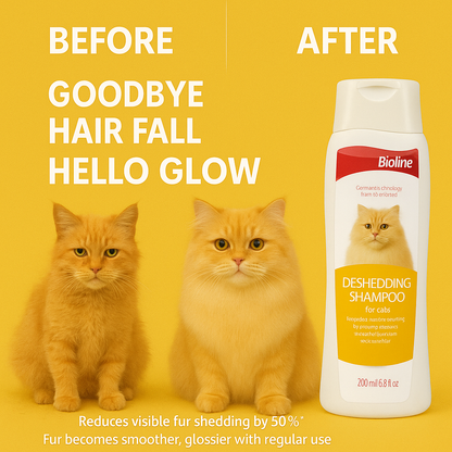 Deshedding shampoo for cats- 200ml pet grooming