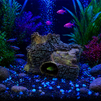 Aquarium Decoration Log Cave for Fish Tank