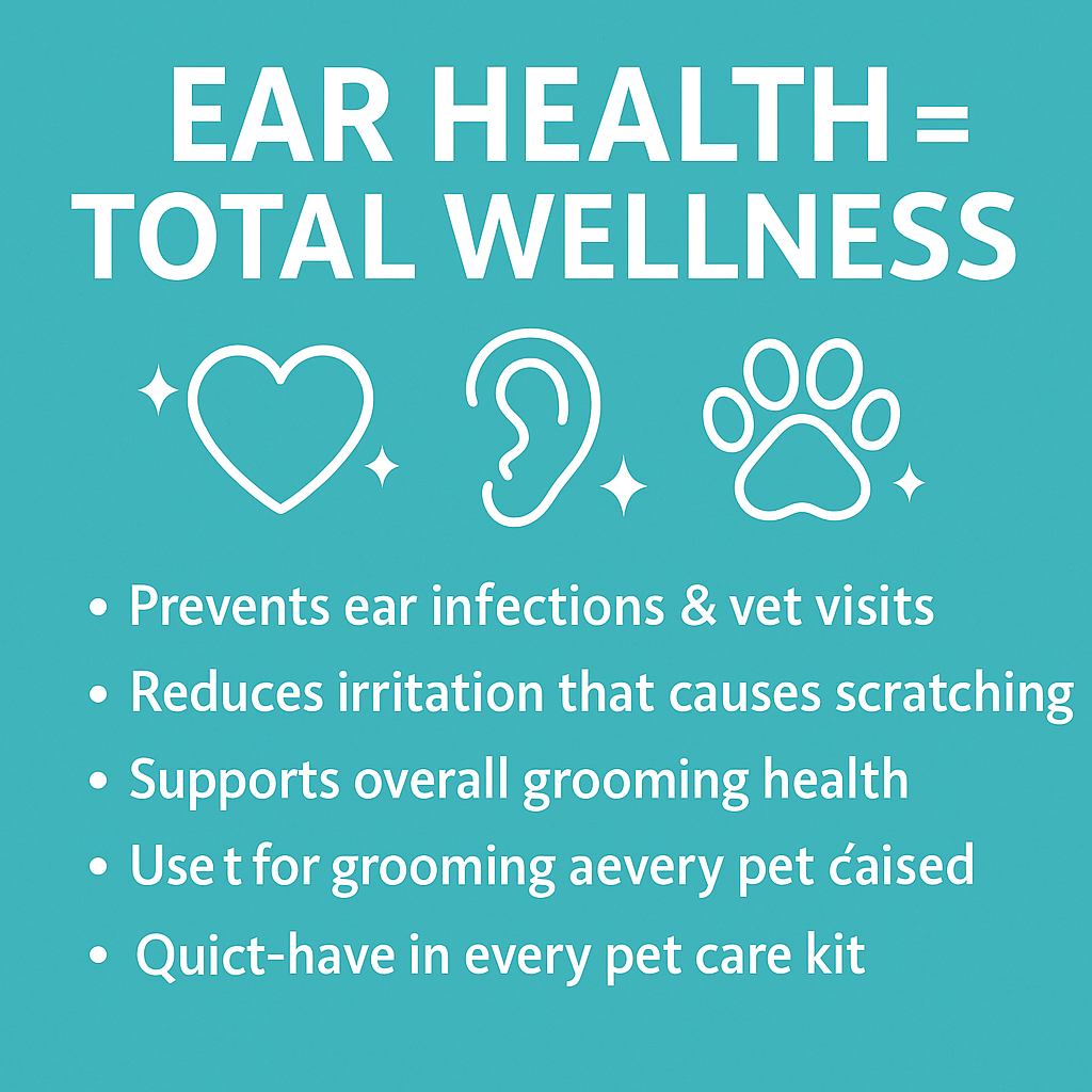 Ear care, easy to use drops for dirty ears 50ml- pet grooming