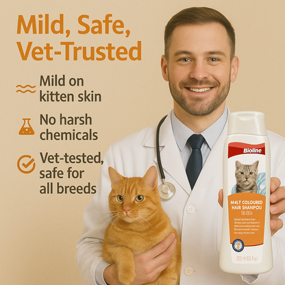 Multi-Coloured Hair Shampoo for Cats 200 ml