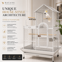 DAYANG A17 GRAND PARROT RESIDENCE WITH DECORATIVE ROOF DESIGN – 114 × 91 × 160 CM