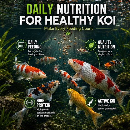 Horizon Jumbo Koi High Protein Bucket Food 2kg - Daily nutrition