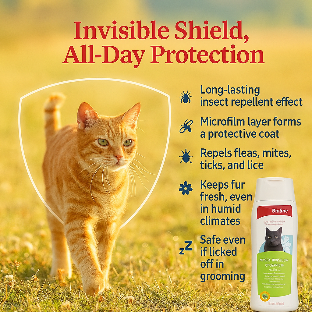 Bioline Insect repellent shampoo 200ml- pet grooming