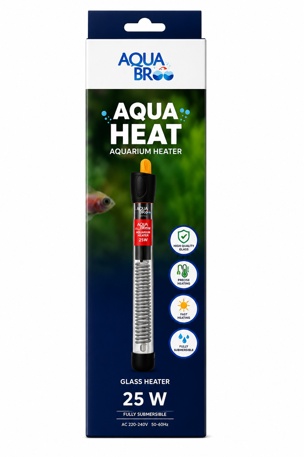 AquaBro Aqua Heat Glass Aquarium Heater