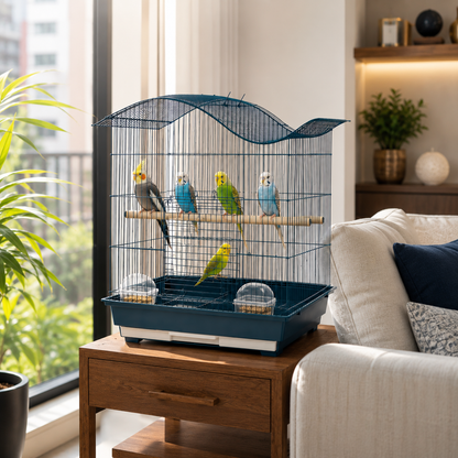 DAYANG 813 PREMIUM BIRD CAGE FOR FINCHES, BUDGIES & COCKATIELS – 52 × 41 × 62 CM