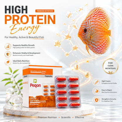 Decapsulated Artemia Cysts Capsules for Fish Fry & Shrimp Larvae