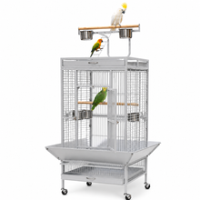 DAYANG A11 LUXURY PARROT RESIDENCE WITH ELEVATED PLAYTOP & FEEDING STATION – 82 × 77.4 × 164 CM