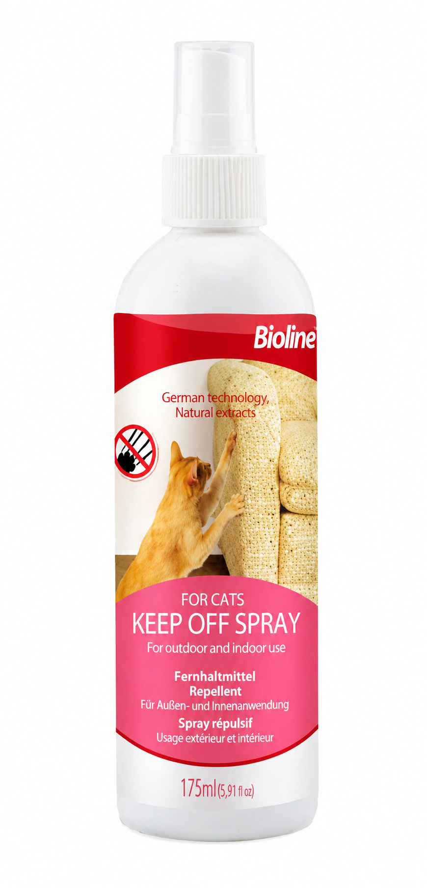 Bioline Keep off spray for cat 175ml