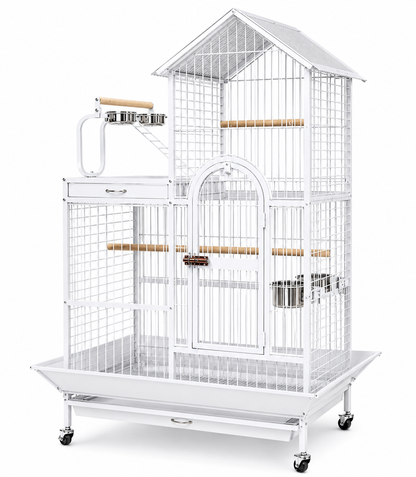 DAYANG A17 GRAND PARROT RESIDENCE WITH DECORATIVE ROOF DESIGN – 114 × 91 × 160 CM
