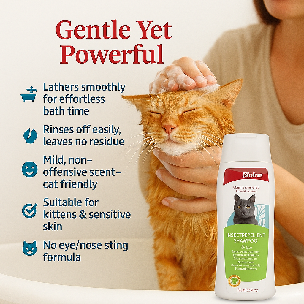 Bioline Insect repellent shampoo 200ml- pet grooming