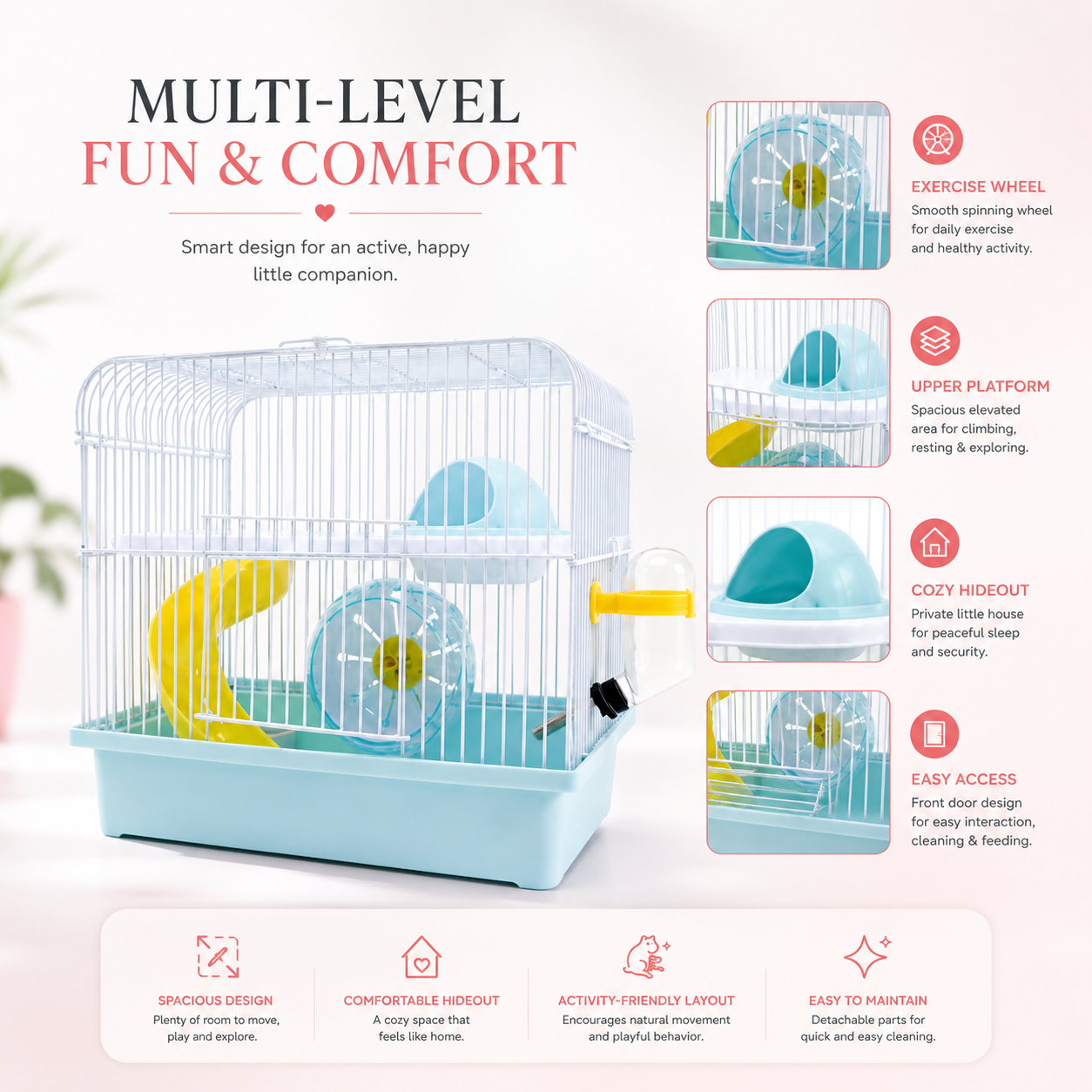Dayang hamster cage BC-166 hamster cage
