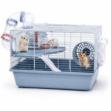 Dear pet DayangHamster Cage with Tunnel System, Exercise Wheel, Ramp & Platform 48x32x30.6 cm