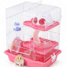 Dear Pet Dayang Spacious Hamster Cage PINK (M012) 35.5 x 26.6 x 40.5 cm