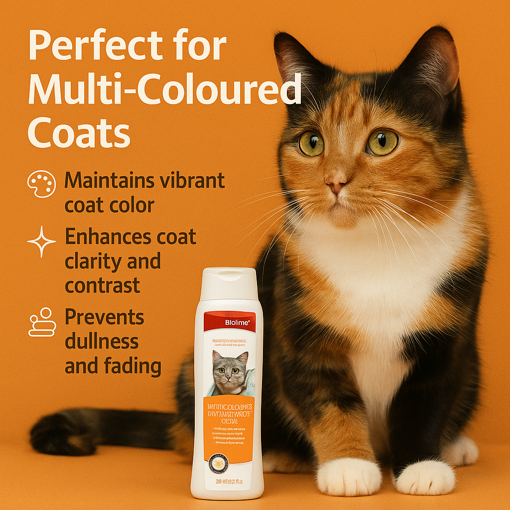 Multi-Coloured Hair Shampoo for Cats 200 ml