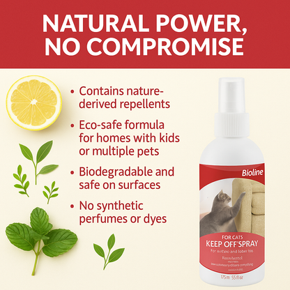 Bioline Keep off spray for cat 175ml