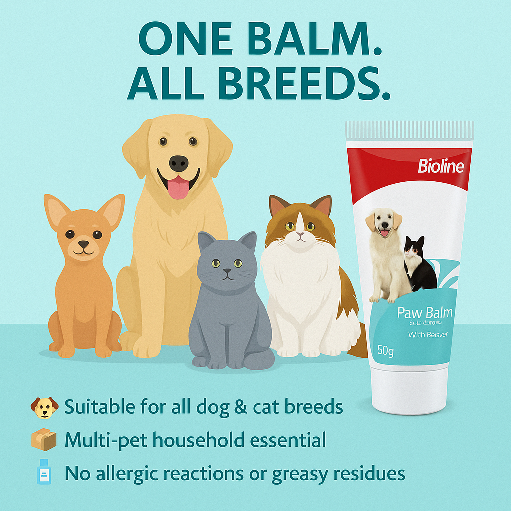 Paw care cream for dogs and cats 50ml