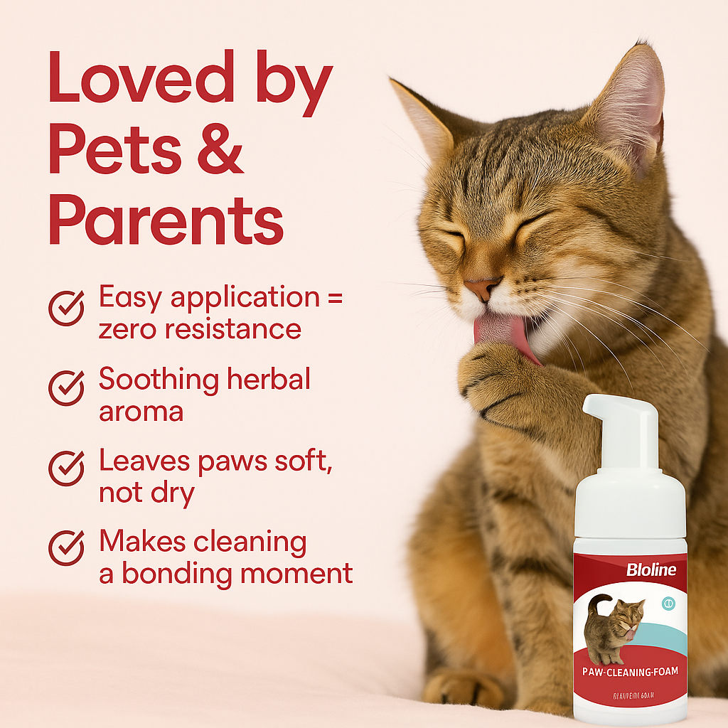 Paw cleaning foam for cat 100ml