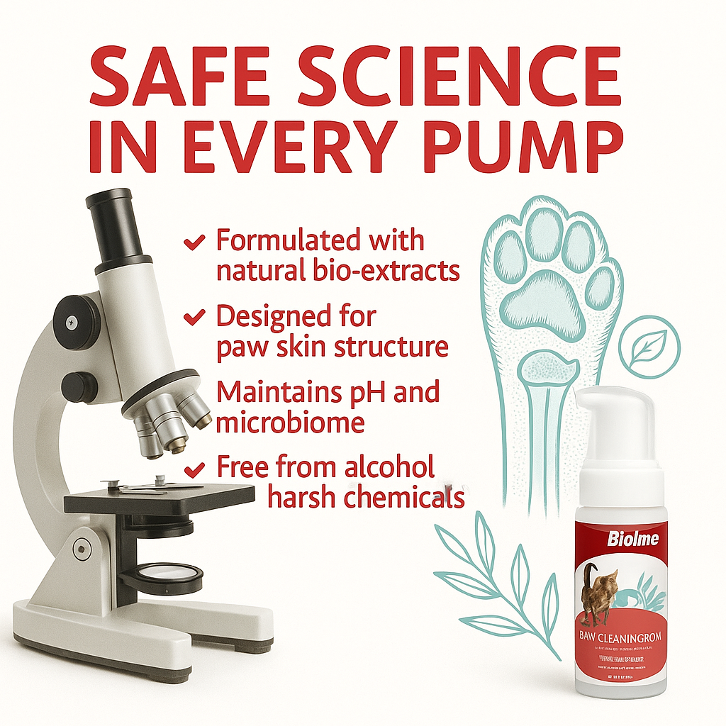 Paw cleaning foam for cat 100ml