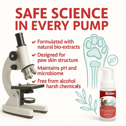 Paw cleaning foam for cat 100ml